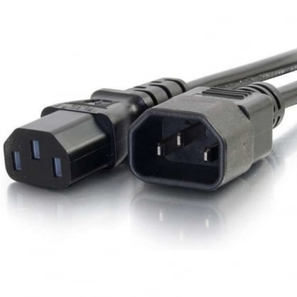 Cable de Alimentacin IEC Macho - Hembra 1.8m
