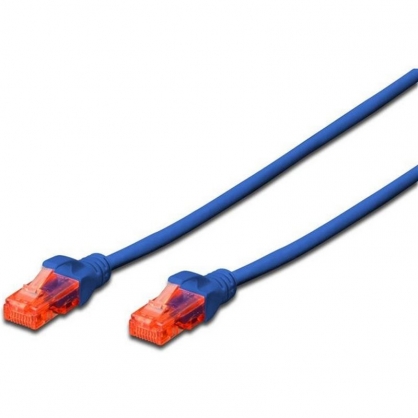 Digitus Network Cable UTP Cat 6 0,25m Blue