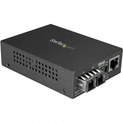 Startech Conversor de Medios Gigabit Ethernet RJ45 a Fibra ptica SC Monomodo 1000Base-LX