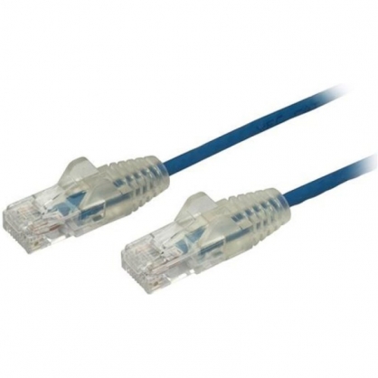 Startech N6PAT100CMBLS Cable de Red CAT6 Delgado RJ-45 sin Enganches 1m Azul