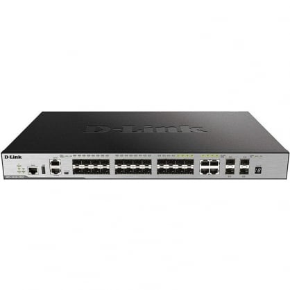 D-Link DGS-3630-28SC / SI Switch 28 Gigabit Ports