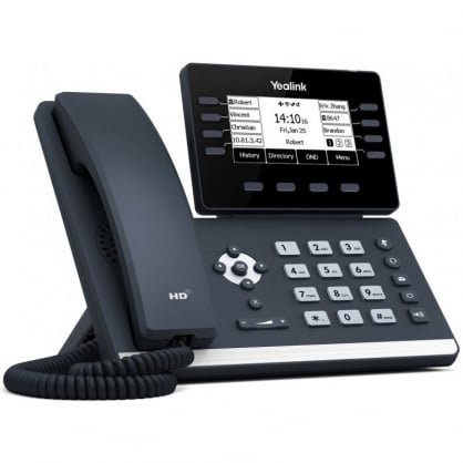 Yealink SIP-T53 Telfono VoIP Negro